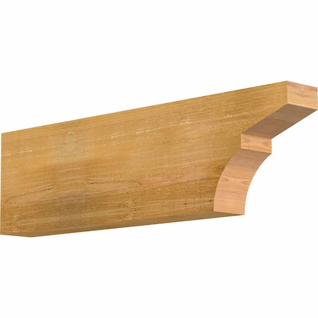 Ekena Millwork Monterey Rough Sawn Rafter Tail, Western Red Cedar, 4"W x 10"H x 36"L RFT04X10X36MON00RWR